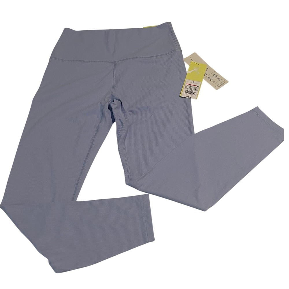 00590 - All in Motion Womens Everyday Soft Ribbed Legging Periwinkle Blue Size S